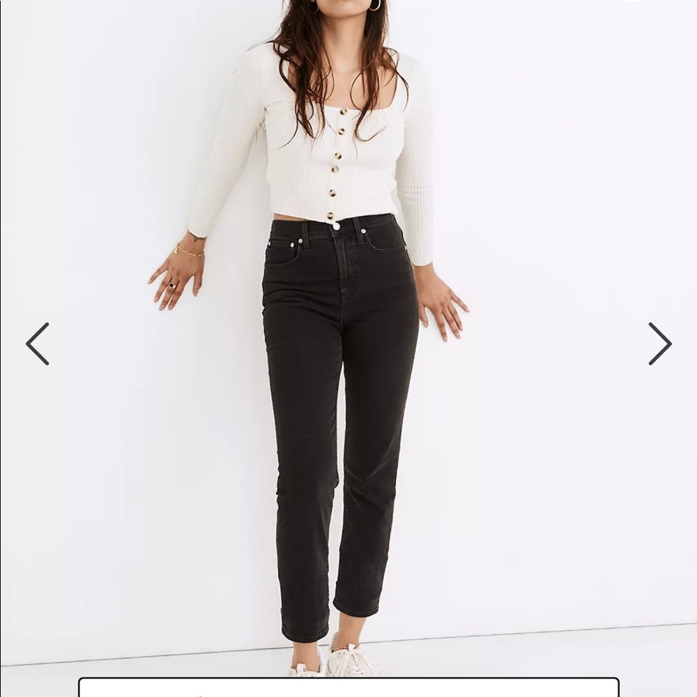 Madewell. Classic straight jeans in lunar wash. Size 30. Great condition